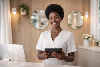 Recepcionista de Clínica de Beleza